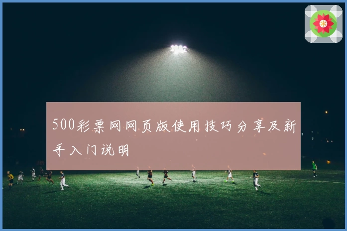 500彩票网网页版使用技巧分享及新手入门说明